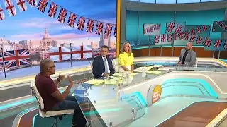 GMB outraged as star brands St George's flag 'white supremacist' and demands 'change that!'