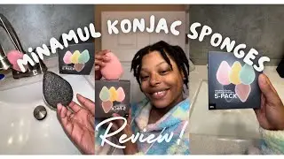 HAVE YOU EVER HEARD OF A KONJAC SPONGE?| SOFT AND EXFOLIATING FOR THE SKIN!!| JazzyDeniseTv