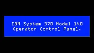 IBM System 370 Re-Animated Control Console