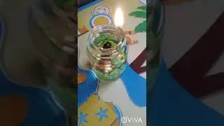 Empty fabric bottle craft....|||