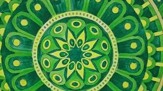 Mandala Painting Time-Lapse | Beautiful  Design Creation