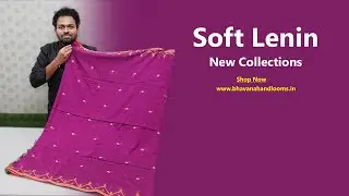 Soft Lenin premium colletions | Mana Handloom Sarees