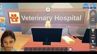 Playing Livetopia as a Pet Doctor in Roblox