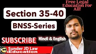 Arrest Laws Changed! BNSS 2023 Sections 35-40 Explained (With Real Examples)