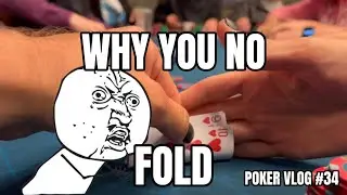 NOBODY is believing my BLUFFS // Poker Vlog #34