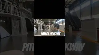 Have you ever seen a pitless moving walkway? #movingwalk#movingwalkway#travelator #травелатор