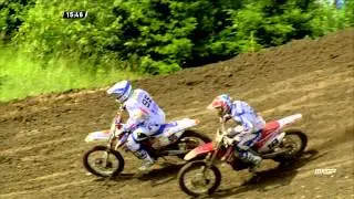 Vsevelod Brylyakov pass Roberts Justs MXGP of Sweden 2015 - motocross