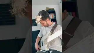 Neck pickup 🦒 #anaconda #bass #guitar #youtube #youtubeshorts #fun #music #musician #improv