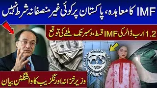 $1.2B IMF Tranche by December, Pakistan Faces No Unfair Conditions | Aurangzaib Speech in Washington