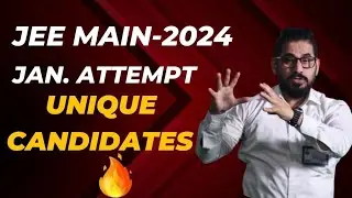 📌 Unique Candidates 🔥Jan. Attempt #jeemain-2024 #jee #jeemains #viral #trending #jee2024