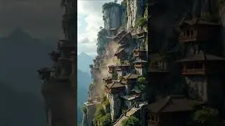 😱 Cliff Village Collapses Into the Abyss | Shocking Disaster Simulation