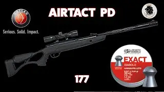 Hatsan AirTact PD .177 Caliber | 25-Yard Accuracy Test with JSB 8.44 Grain Pellets