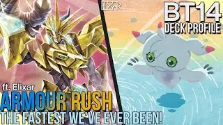 Promos Make Armor Rush as FAST as TIER ONE [Digimon TCG BT14 Deck Profile]