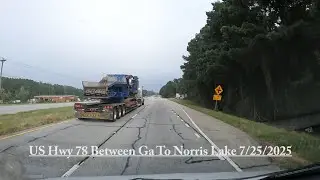 US Hwy 78 From Between Ga To Norris Lake July 25th 2025 #drivingtour #driving #tourism #automobile