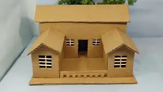 How To Make With Cardboard House !! DIY Cardboard House  For Child  Cardboard House