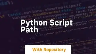 python script path