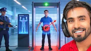 I BECAME A SECURITY GUARD ON AIRPORT | TECHNO GAMERZ 