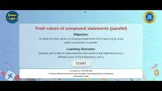 Truth values of compound statements (parallel)