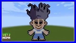 How To Build A Troll Pixel Art In Minecraft