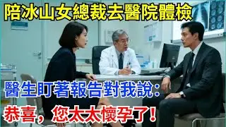 陪冰山女總裁去醫院體檢，醫生盯著報告對我說：恭喜，您太太懷孕了！#奇聞軼事 #故事頻道 #故事分享 #職場 #女總裁
