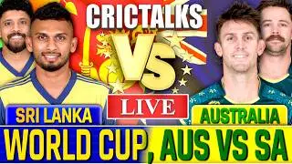 🔴 AUS vs SL Live Match Today, Last 7 Overs, World Cup, Live Cricket Scores Commentary, CricTalks