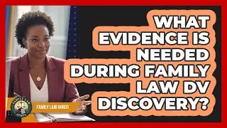 What Evidence Is Needed During Family Law DV Discovery? - Family Law Gurus