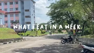 what i eat in a week (college edition) very realistic :3 - malaysia
