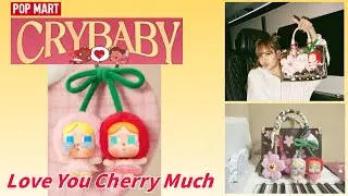 BLACKPINKの リサ（LISA）さんがよく取り入れている、桜柄のルイ・ヴィトンバッグのパクリ　CRYBABY Crying For Love ぬいぐるみ Love You Cherry Much
