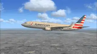 FSX HD: American Airlines B737-900 Takeoff!