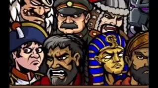 Age Of War 2 | VS All Generals - hacked mode. [4k ULTRA HD Gameplay]