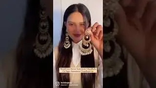 Styling Chaandbali Earrings is a way to show your class! Super Statement Earrings from BlingBag
