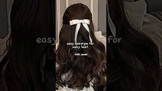 easy hairstyle for wavy hair #aesthetic #hairstyletutorial #hairstyle #youtubeshorts
