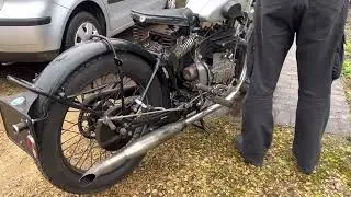 Test start bike 179: Matchless Silver Arrow A1 De Luxe 400cc V-twin 1930.