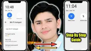 Hotspot Se WiFi Kaise Chalaye ~ Hotspot Se Dusre Mobile Mein Internet Chalane Ka Tarika #9