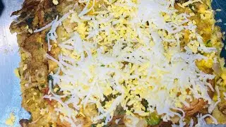 Boild egg Bread cheese omlet 😇#viral 