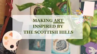Creating Art and Poetry in the Scottish Countryside | Slow Winter Days | Nature Watercolour | Poetry