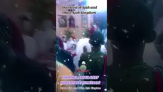 HRM OBA ABDULATEEF KOLAWOLE OLUMEGBON OLOWO AJAH AND OKUN AJAH KINGDOMl at the olu of Iwaya Kingdom