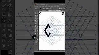 Adobe Illustrator Tutorial   How to Make Q + H Letter Logo Design In Illustrator EP   234  S #logo