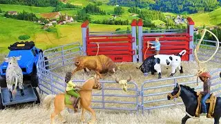 SUPER FIGHT BULLS/ tori Stop Motion/ TOROS Schleich- Deqube- Papo