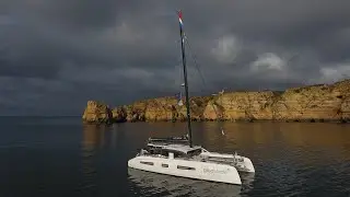 An Outremer in the magnificent Lagoon of Alvor - Hugging the Algarve - Sailing Greatcircle (ep.345)