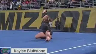 Kaylee Bluffstone 9.875 Floor Debut vs Missouri, Illinois, & Lindenwood 2-16-24