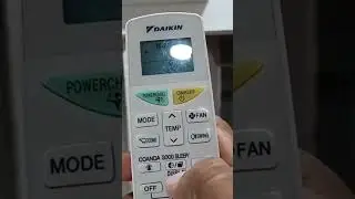 Daikin new model inverter AC ke remote ki setting.. safdari refrigeration #cool #coolfacts #refrig