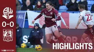 HIGHLIGHTS: Bolton Wanderers 0 Northampton Town 0