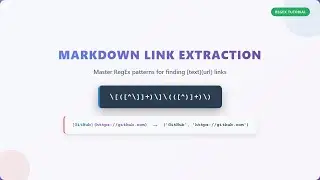 Extract Markdown Links with RegEx: A Beginner's Guide