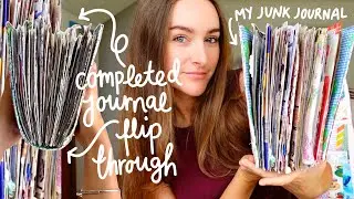 ✿ COMPLETED junk journal flip through! ideas, tips & tricks for your junk journal ✿