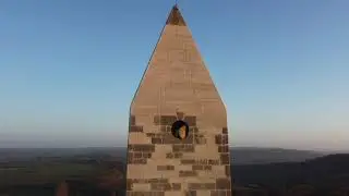 Drone footage of Wellington Monument