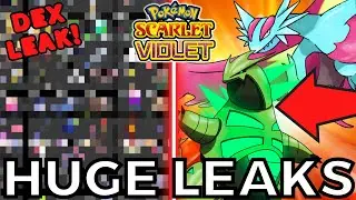 HUGE LEAK! ALL 107 NEW POKEMON for Pokemon Scarlet and Violet Pokedex