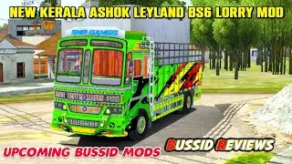 New Ashok Leyland Bs6👑 Kerala Lorry Mod😍 Upcoming Mod Bussid 😎