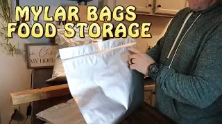 Пакеты MYLAR // Как правильно запечатать ~ ХРАНЕНИЕ ПРОДУКТОВ Prepper Pantry