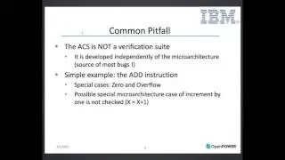 A Methodology for Ensuring&nbsp; Architecture Compliance with the POWER Architecture
